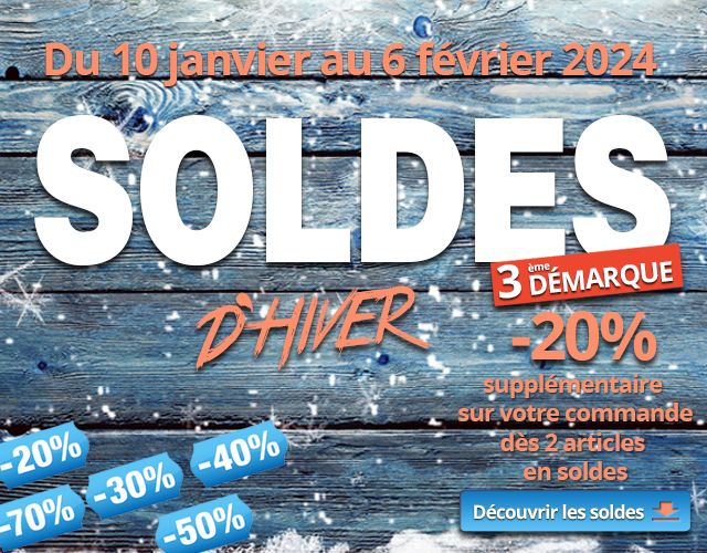 Affiche solde 50%