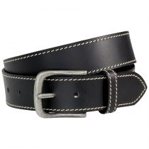 Ceinture Cuir Noir de 120 à 150 cm Lindenmann