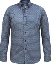 Chemise Manches Longues Bleu Marine Duke Du 3XL au 6XL