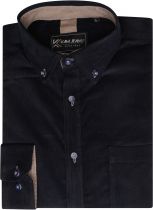 Chemise Manches Longues Bleu Marine Kam du 2XL au 8XL