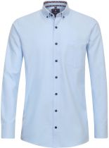 Chemise Manches Longues Bleue Redmond du 2XL au 6XL