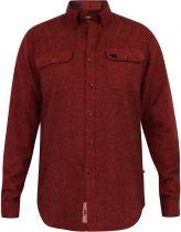 Chemise Manches Longues Bordeaux Duke Du 3XL au 8XL