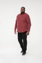 Chemise Manches Longues Bordeaux Duke Du 3XL au 8XL