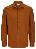 Chemise Manches Longues Marron Jack&Jones du 3XL au 8XL