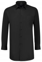 Chemise Manches Longues Noire du 2XL au 8XL