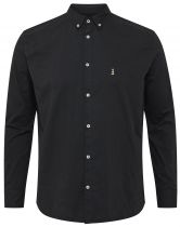 Chemise Stretch Manches Longues Noire All Size du 3XL au 8XL