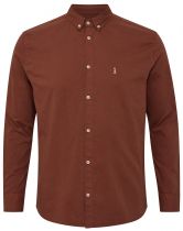 Chemise Stretch Manches Longues Terracotta All Size du 3XL au 8XL