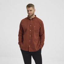 Chemise Stretch Manches Longues Terracotta All Size du 3XL au 8XL