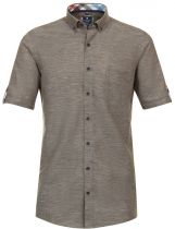 Chemisette Manches Courtes Taupe Redmond du 2XL au 6XL