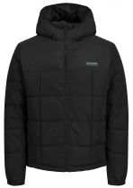 Doudoune à Capuche Noir Jack&Jones du 3XL au 8XL