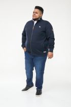 Gilet Zip Bleu Marine Duke Du 3XL au 8XL