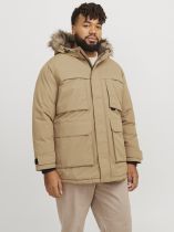 Parka à Capuche Kaki Jack&Jones du 3XL au 8XL