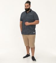 Polo Manches Courtes Bleu Marine Duke Du 3 XL au 10XL