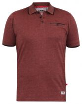 Polo Manches Courtes Bordeaux Duke Du 3XL au 6XL