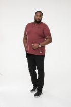 Polo Manches Courtes Bordeaux Duke Du 3XL au 6XL