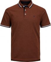 Polo Manches Courtes Marron Jack&Jones du 4XL au 8XL