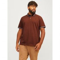 Polo Manches Courtes Marron Jack&Jones du 4XL au 8XL