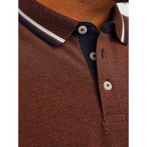 Polo Manches Courtes Marron Jack&Jones du 4XL au 8XL