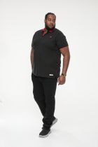 Polo Manches Courtes Noir Duke Du 3XL au 6XL