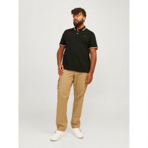 Polo Manches Courtes Vert Jack&Jones du 4XL au 8XL