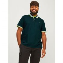 Polo Manches Courtes Vert Jack&Jones du 4XL au 8XL