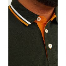 Polo Manches Courtes Vert Jack&Jones du 4XL au 8XL