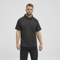 Polo Stretch Manches Courtes Anthracite All Size du 3XL au 8XL