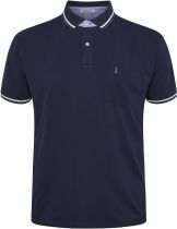 Polo Stretch Manches Courtes Bleu Marine All Size du 3XL au 8XL