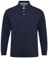 Polo Stretch Manches Courtes Bleu Marine All Size du 3XL au 8XL