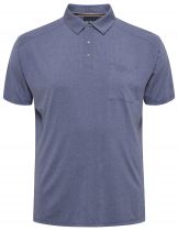 Polo Stretch Manches Courtes Indigo All Size du 3XL au 8XL