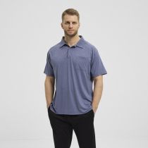 Polo Stretch Manches Courtes Indigo All Size du 3XL au 8XL