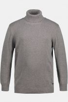 Pull Col Roulé Gris JP1880 du 3XL au 7XL