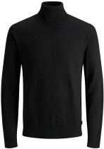 Pull Col Roulé Noir Jack&Jones du 4XL au 8XL