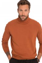 Pull Col Roulé Orange JP1880 du 3XL au 7XL