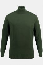 Pull Col Roulé Vert JP1880 du 3XL au 7XL