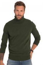 Pull Col Roulé Vert JP1880 du 3XL au 7XL