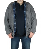 Pull Zip Anthracite Kam du 2XL au 8XL