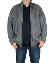 Pull Zip Anthracite Kam du 2XL au 8XL