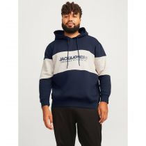 Sweat à Capuche Bleu Marine Jack&Jones du 4XL au 8XL