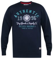 Sweat Col Rond Bleu Marine Duke Du 3XL au 6XL