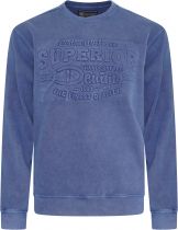 Sweat Col Rond Indigo Kam du 2XL au 8XL