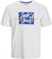 Tshirt Manches Courtes Blanc Jack&Jones du 3XL au 8XL