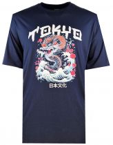 Tshirt Manches Courtes Bleu Marine Espionage du 2XL au 8XL