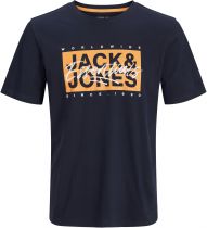 Tshirt Manches Courtes Bleu Marine Jack&Jones du 3XL au 8XL