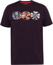 Tshirt Manches Courtes Bordeaux Duke Du 3XL au 6XL