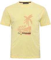 Tshirt Manches Courtes Jaune All Size du 3XL au 8XL