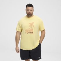 Tshirt Manches Courtes Jaune All Size du 3XL au 8XL