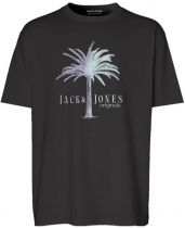 Tshirt Manches Courtes Noir Jack&Jones du 3XL au 8XL