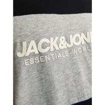 Tshirt Manches Courtes Noir Jack&Jones du 4XL au 8XL