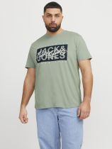 Tshirt Manches Courtes Vert Jack&Jones du 3XL au 8XL